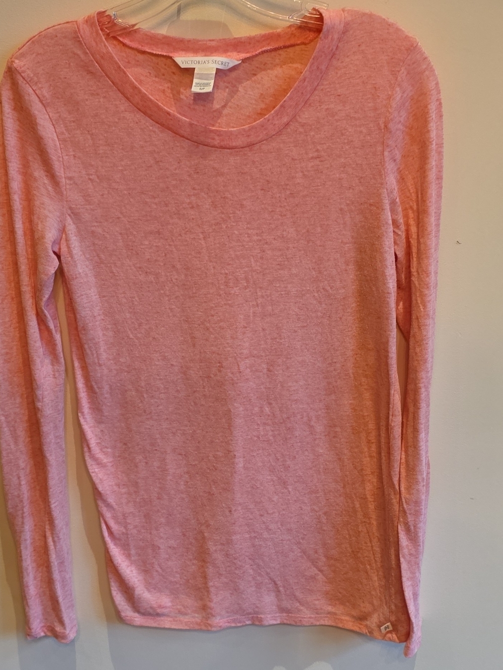 Victoria's Secret Pink Lightweight Long-Sleeve Crew Tee S/P